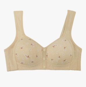 Floral Beige Bra-(46)
